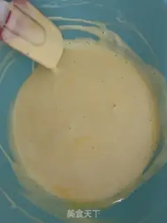 Make A simple egg cookie step 2