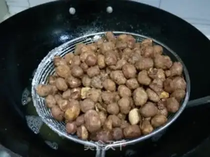 Make The sweet peanut sticky step 3