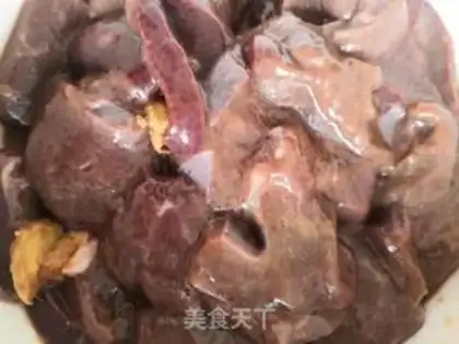 Make Tomato fried liver step 1