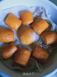 Make Carrot buns step 14