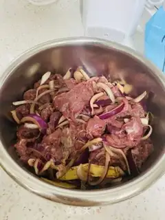 Make Pancake roast beef step 0