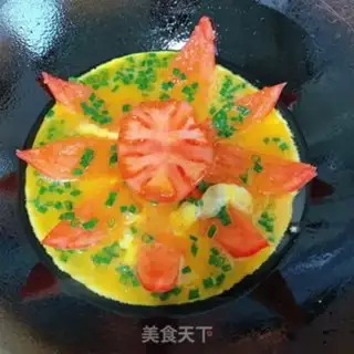 Make Tomato fried eggs step 8