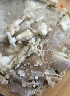 Make Garlic fried lamb step 4