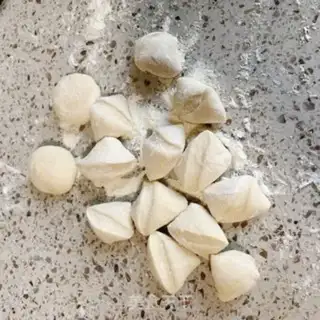 Make Cream egg dumplings step 6