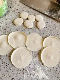 Make Cream egg dumplings step 7
