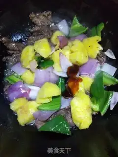 Make Beef pineapple step 5