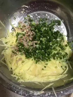 Make Potato pancakes step 2