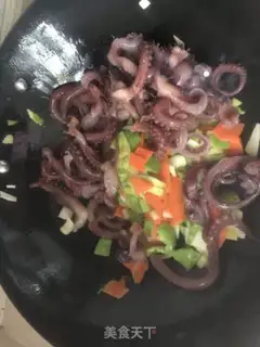 Make Fired octopus step 4