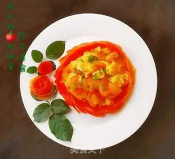 Make Tomato fried eggs step 11