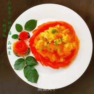 Make Tomato fried eggs step 12