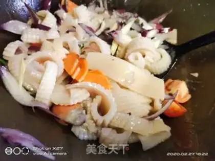 Make Onions burn squid step 2