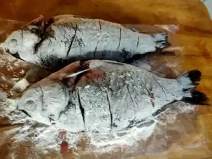 Make Red-burned mackerel step 2