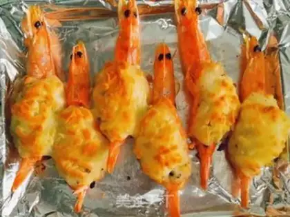 Make Cheese shrimp step 7