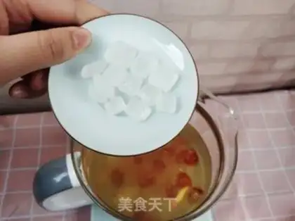 Make Potato peach porridge step 3