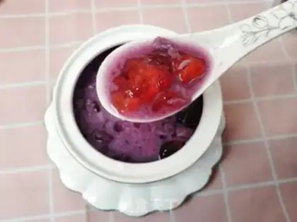 Make Potato peach porridge step 5