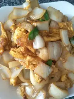 Make Onion fried eggs step 8