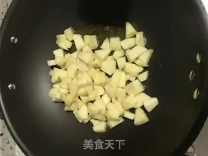 Make Apple snack step 1