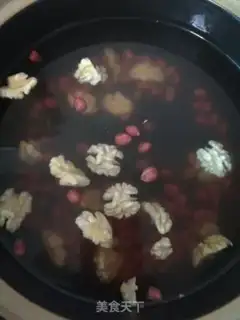 Make Black rice, peanut pecan porridge step 3
