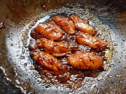 Make Coke chicken wings step 6