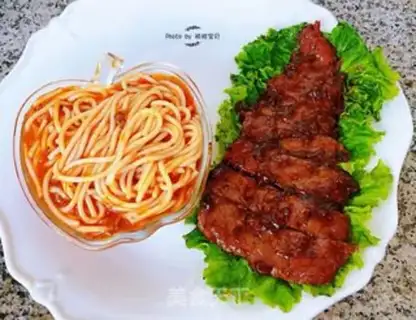 Make Black pepper steak pasta step 9