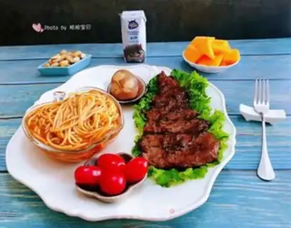 Make Black pepper steak pasta step 14