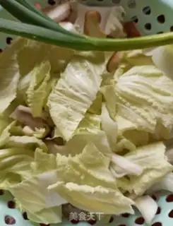 Make Cabbage pasta mushrooms step 1