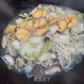 Make Cabbage pasta mushrooms step 5