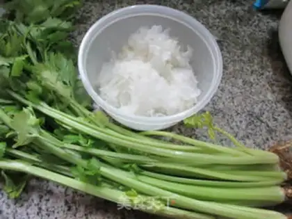 Make Silver-eared celery step 0