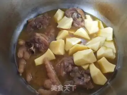 Make Chicken-leged potatoes step 6