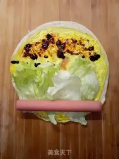 Make Egg burrito step 12