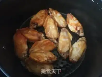 Make No oiled Coke chicken wings step 2