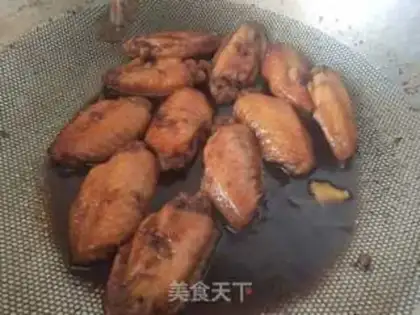 Make No oiled Coke chicken wings step 5