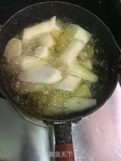 Make Clear the green bean bud step 2