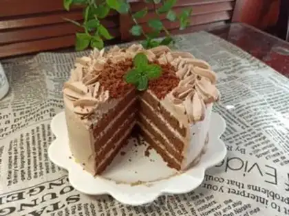 Make Mocha butter cake step 11