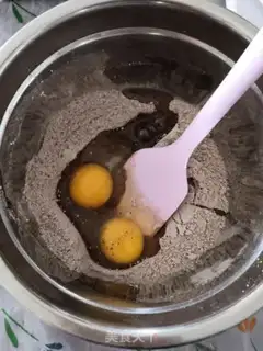 Make Black and sugar-free brown brown brownie step 4