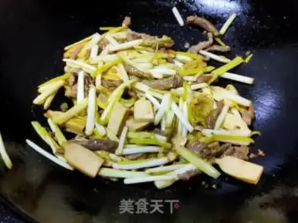 Make Garlic fried meat step 9