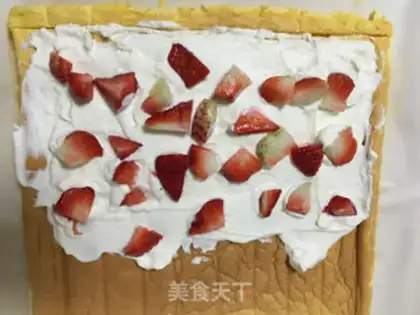 Make Butter strawberry rolls step 16