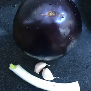 Make Sugar and eggplant step 0