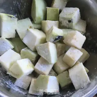 Make Sugar and eggplant step 2