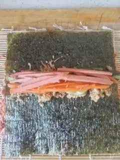 Make Flower sushi step 14