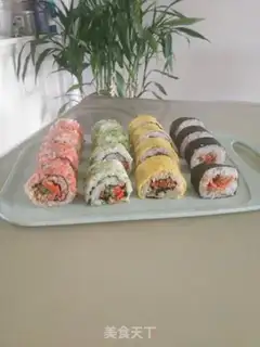 Make Flower sushi step 16