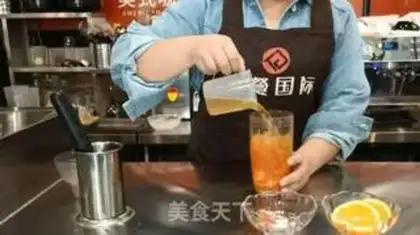 Make Orange vanillaberry fruit tea step 7
