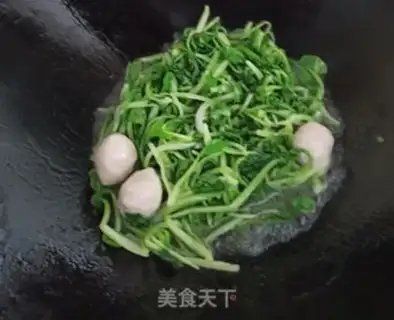 Make Chicken caterpillar sour noodles step 2