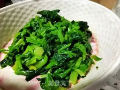 Make Spinach omelet soup step 2