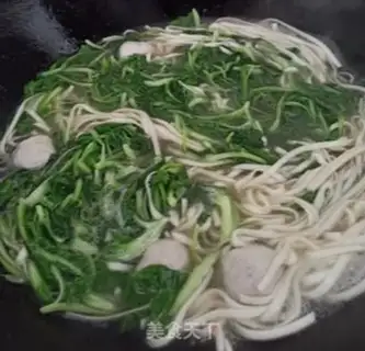 Make Chicken caterpillar sour noodles step 5