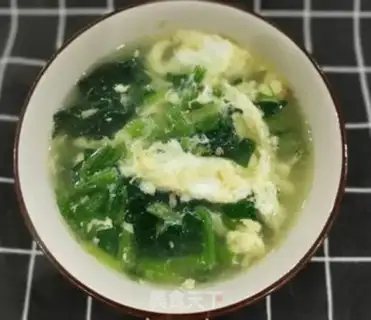 Make Spinach omelet soup step 10