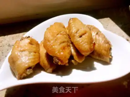 Make A casserole roasted chicken wings step 6