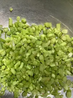 Make Cream shrimp dumplings step 1