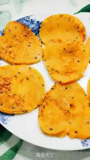 Make Potato sesame cake step 9