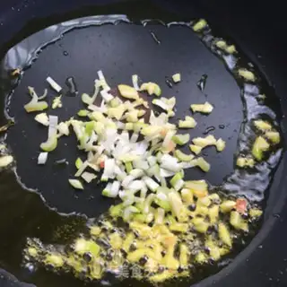 Make Soy sauce, fried rice step 5